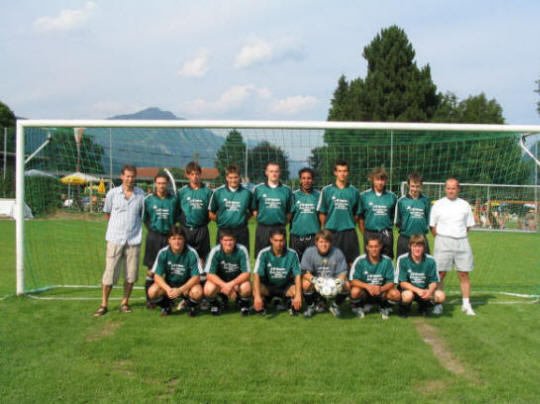 stehend v.l.: Mollner Rudi (Trainer), Deutsch Bertl, Angerer Stefan, Schranzhofer Markus, Wischenbart Marcel, Burger Mario, Majstorovic Denis, Rohrmoser Stefan, Leitner Roland, Wallenböck Klaus (Obmann Stv.)  sitzend v.l.: Stocker Mario, Ellinger Armin, Güsalik Turan, Radinger Marco, Jantschgi Gerald, Fraubaum Mario  auf dem Foto fehlen: Deutsch Martin, Deutsch Christoph, Canlier Ersin, Yazici Yunus Emre